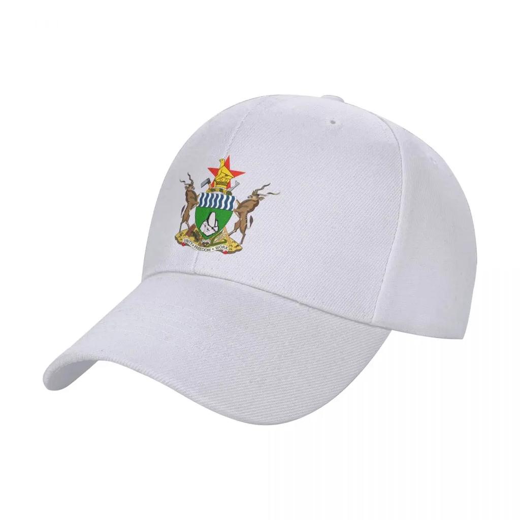 Zimbabwe Coat of Arms Baseball Cap Big Size Hat Unisex hat Designer Hat Baseball For Unisex Womens