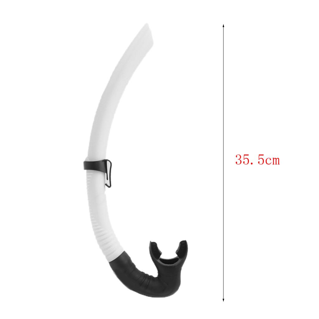 Swimming Snorkel Disposable Flush Valve Breathing Tube Food Silicone