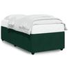 Bed Frame without Mattress Dark Green 100 x 200 cm Velvet