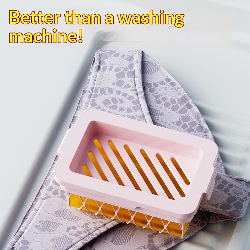 High Elasticity Mesh Soap Foaming Box Multi-Purpose Soap Holder Lather Bubble Box Draining Dish Container Bathroom Accessories