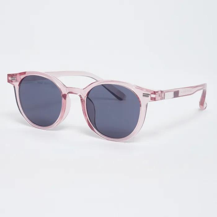 [ALO] AL3303 1515 Lilsan Clear Boston Frame Transparent Pink Sunglasses