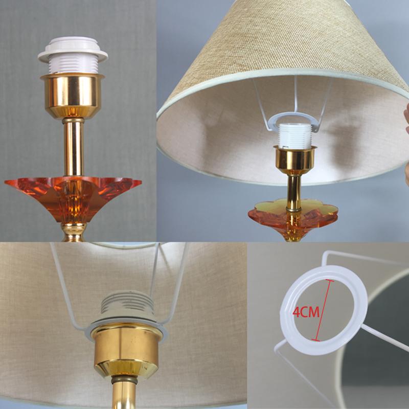 Table Lamp Shade Retro Linen Fabric Lampshade Bedroom Bedside Lamp Studies Hotel Wall Lamp Lampshade Floor Light Cover E27