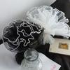 Pearl Lace Flower Wrapping Cloth Handmade Bouquet Wave Yarn Gift Wrapping Mesh Florist Romomatic Roll Gift Packaging Paper