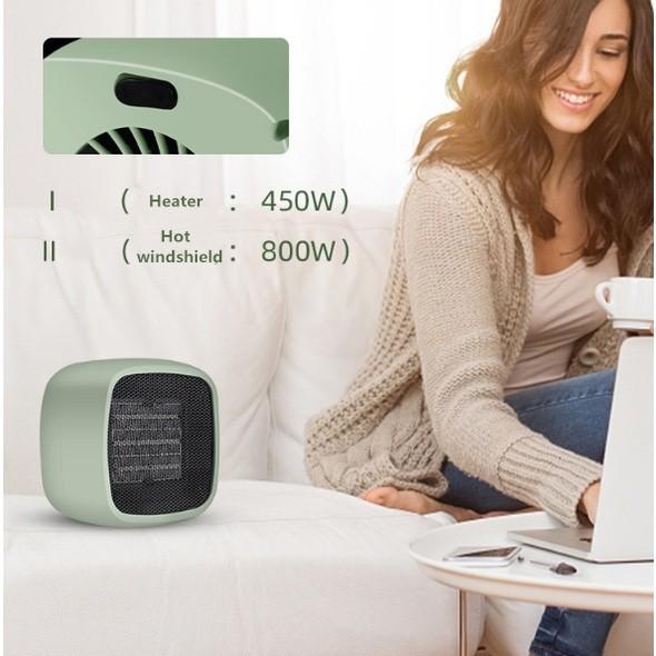 Household Portable Electric Heater Fan Indoor Air Heater Mini Desktop  Winter Heater Fan 13*13.5*10cm