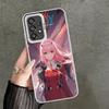 Darling Zero Two 02 Anime Soft Phone Case for Samsung A17 A16 A15 A14 A13 A57 A56 A55 A54 A53 A37 A36 A35 A34 A33 A26 A25 A24 A2
