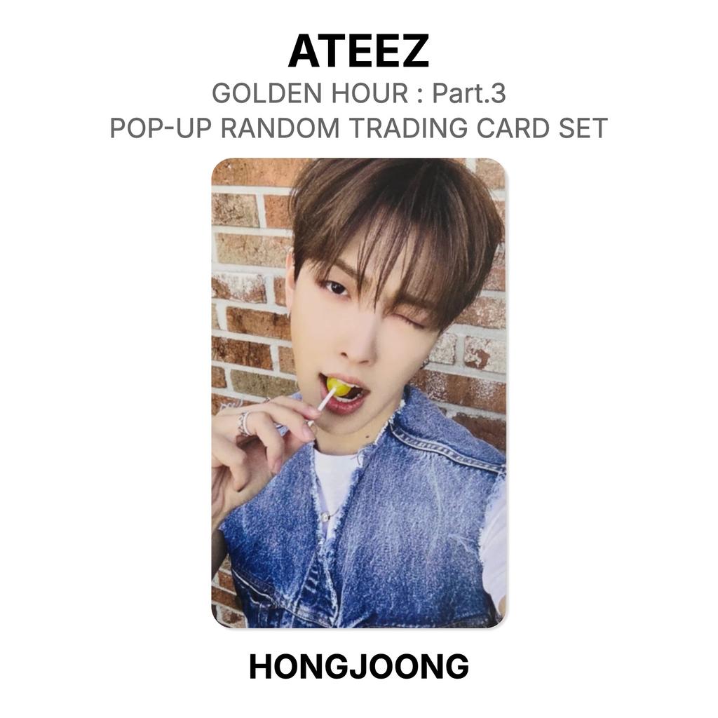 ATEEZ GOLDEN HOUR : Part.3 POP-UP RANDOM TRADING CARD SET Official Photocard