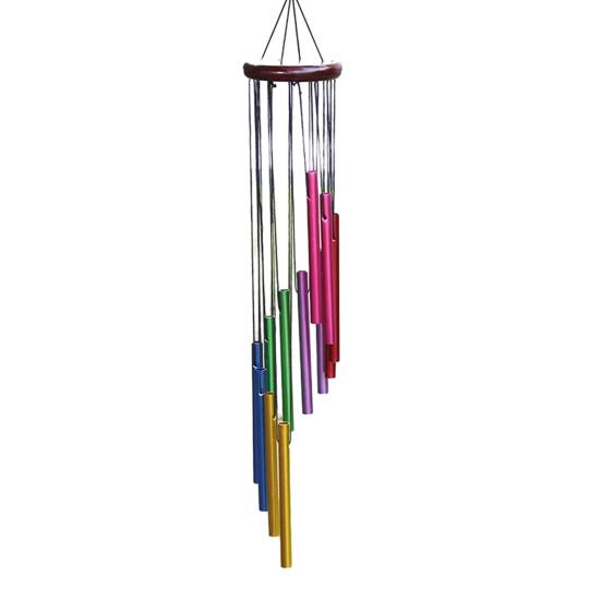 Solid Wood Retro Garden Courtyard Wind Chime Bell Outdoor Hallway Car Ornament