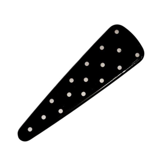 

Girl Hairpin Dot Print Stable Grip No Damage Hair Pin Anti-slip Teeth Side Bang Hair Clip Summer Style Hair Accessories