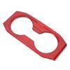 Real Carbon Fiber For BMW 5 Series G60 2025 Car Rear Tea Cup Holder Decorative Panel Sticker Car Interior Accessories