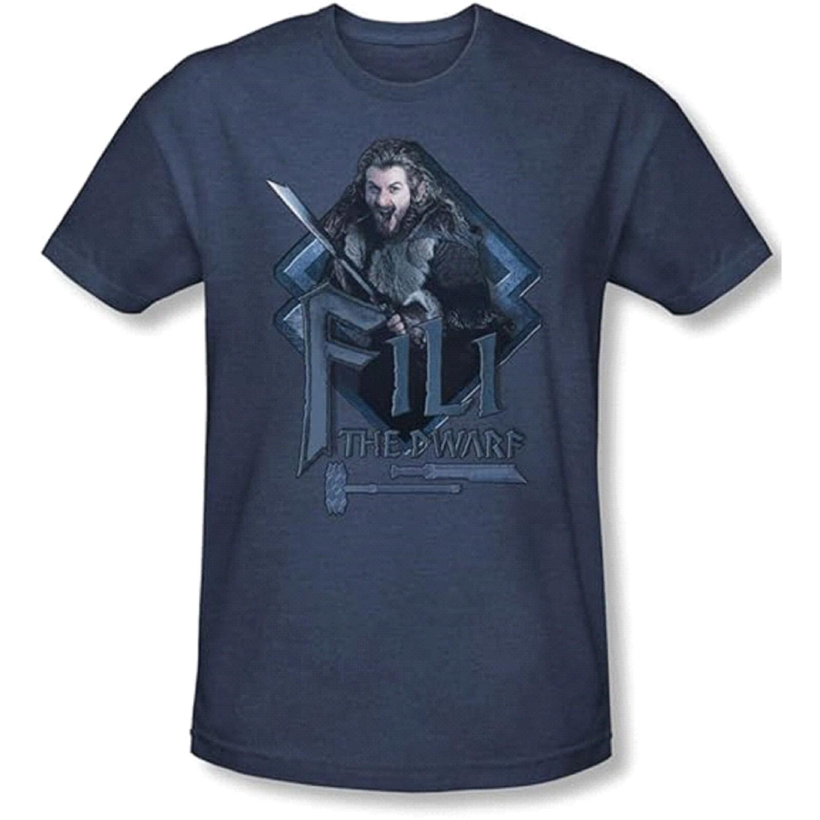 The Hobbit Fili the Dwarf Men s Navy Blue T-Shirt - NWT M
