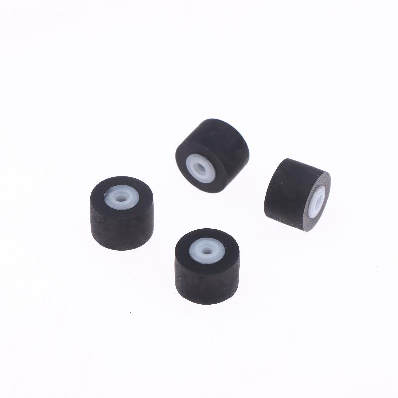 2Pcs 9X7X6X1.5Mm Walkman Tape Drives Pinch Roller Tape Recorder Cassette Player Press Rubber Belt Wheel Pulley