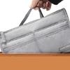 Versatile Travel Toiletry Bag with Double Zipper Opening Insert Bags Organizer