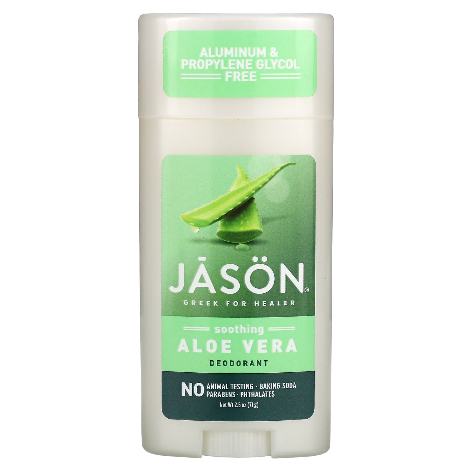 

Jason Natural, Дезодорант-стик, Успокаивающее алоэ вера, 71г (2.5oz)