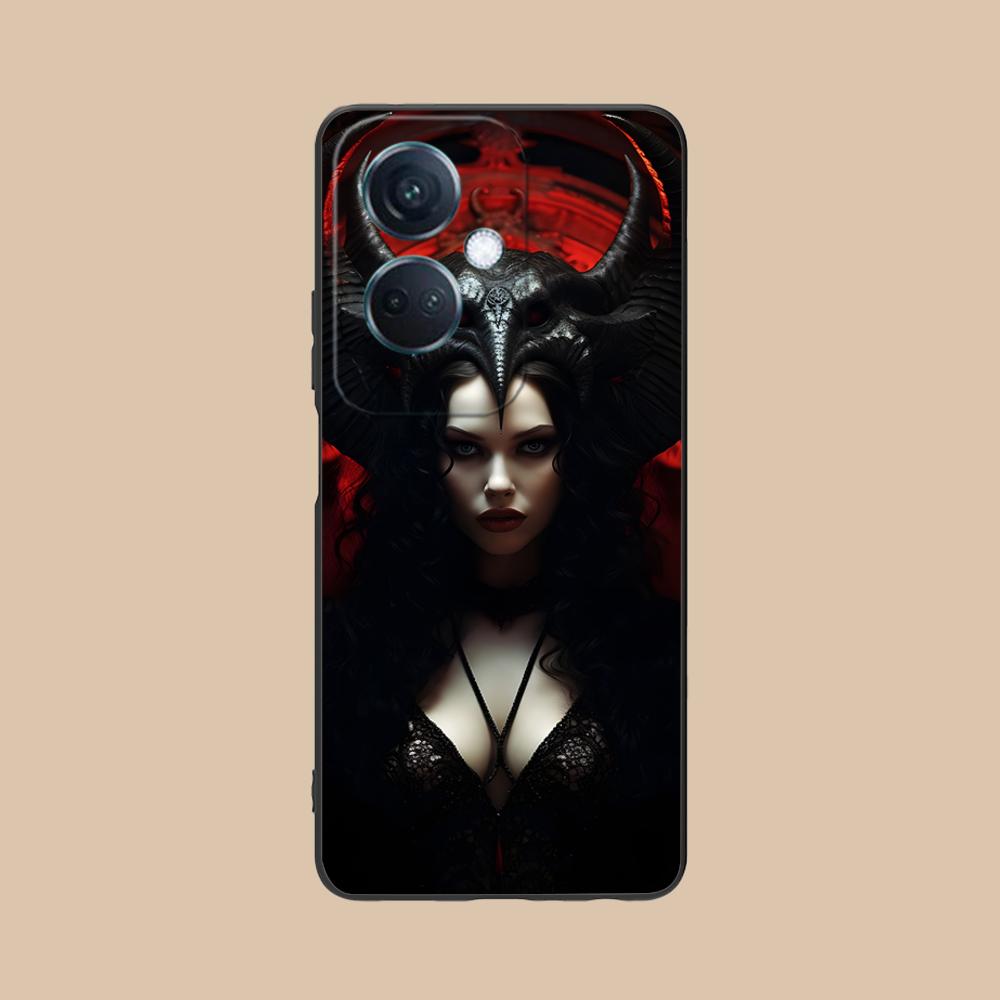 

Dark Goddess Lilith Phone Case for OPPO Find X9 X8 X7 X6 X5 X3 X2 Plus s Pro Ultra Lite Soft TPU Shockproof Cover OPPO Find X2 Pro
