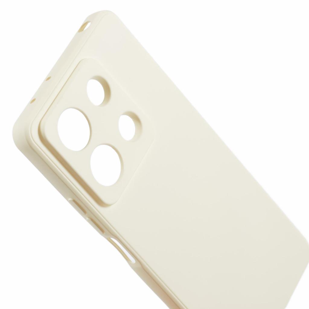 For Xiaomi Redmi Note 13 5G Phone Cover Rubberized TPU Soft Fiber Lining Back Case
