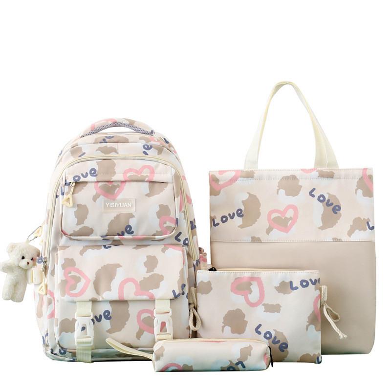 

Versatile Unisex Backpack For High School Students Spacious Lightweight Nylon Travel Bag