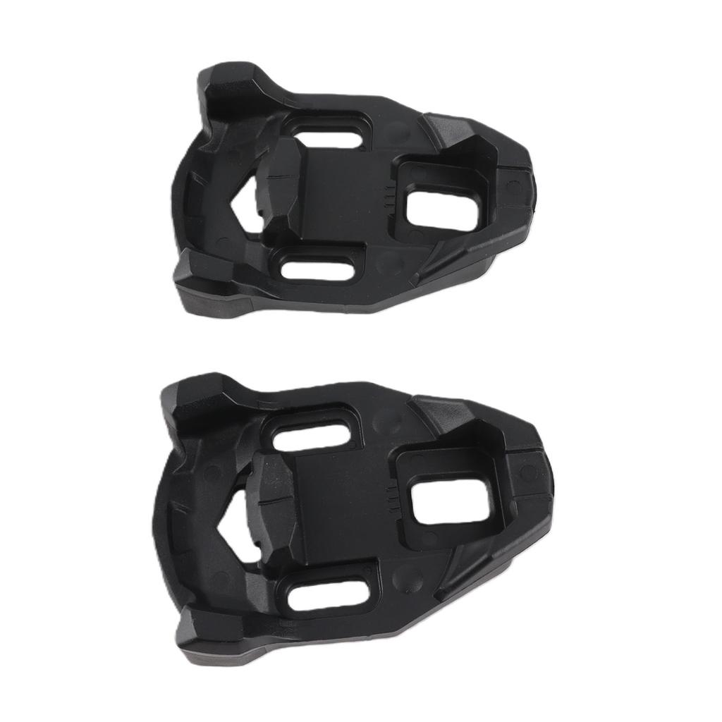 1 Pair of Plastic Black Road Bike Cycling Cleat Lock Anti Skid Road Bike Cleat for Riding