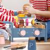 Kids Role Play Kitchen Set with Cutting Toy Accessories for BBQ Fun Play Food Set Pretend Play BBQ Grill Cooking Fun