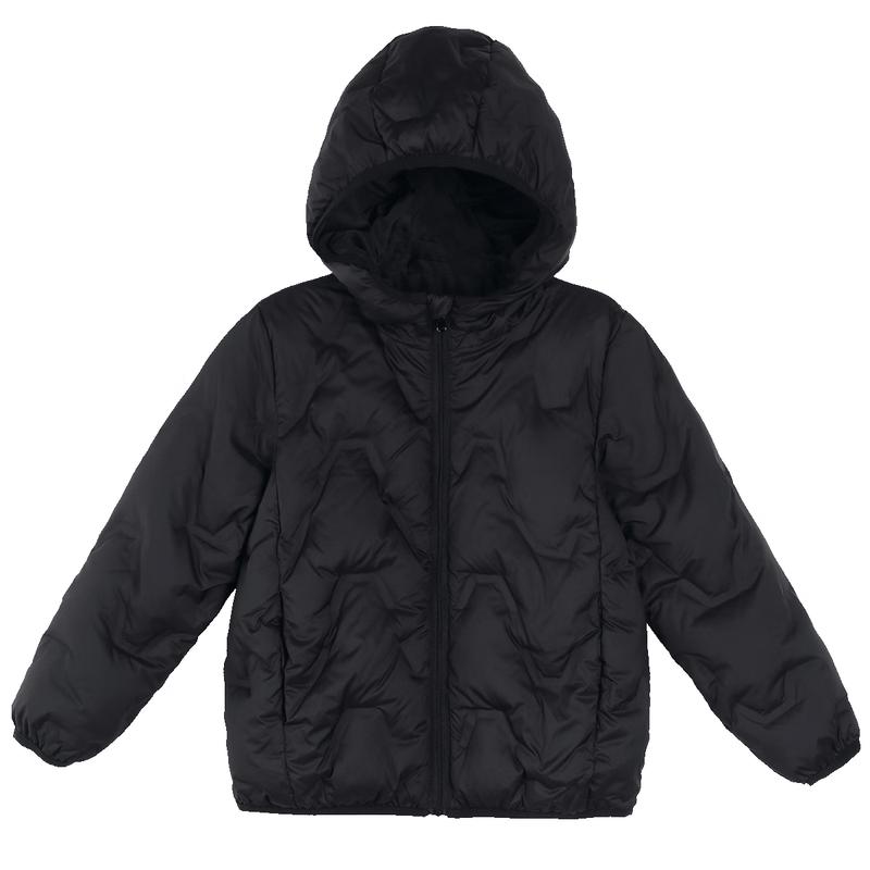 LUSON Girls  Lightweight White Duck Down Jacket 110 чёрный