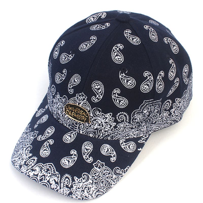

Universal chemistry Paisley Bubble Navy Ballcap FREE