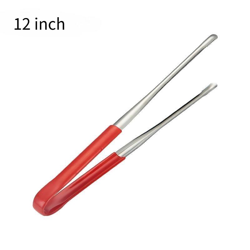 4 Sizes Of Stainless Steel Pliers Multifunctional Non-slip Anti-scald Food Cooking Pasta Steak Barbecue Clip Kitchen Tools.