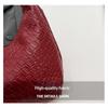 Women Classic Woven Embossed Soft Pu Leather Small Top Handle Hobo Shoulder Bag Casual Daily Handbag