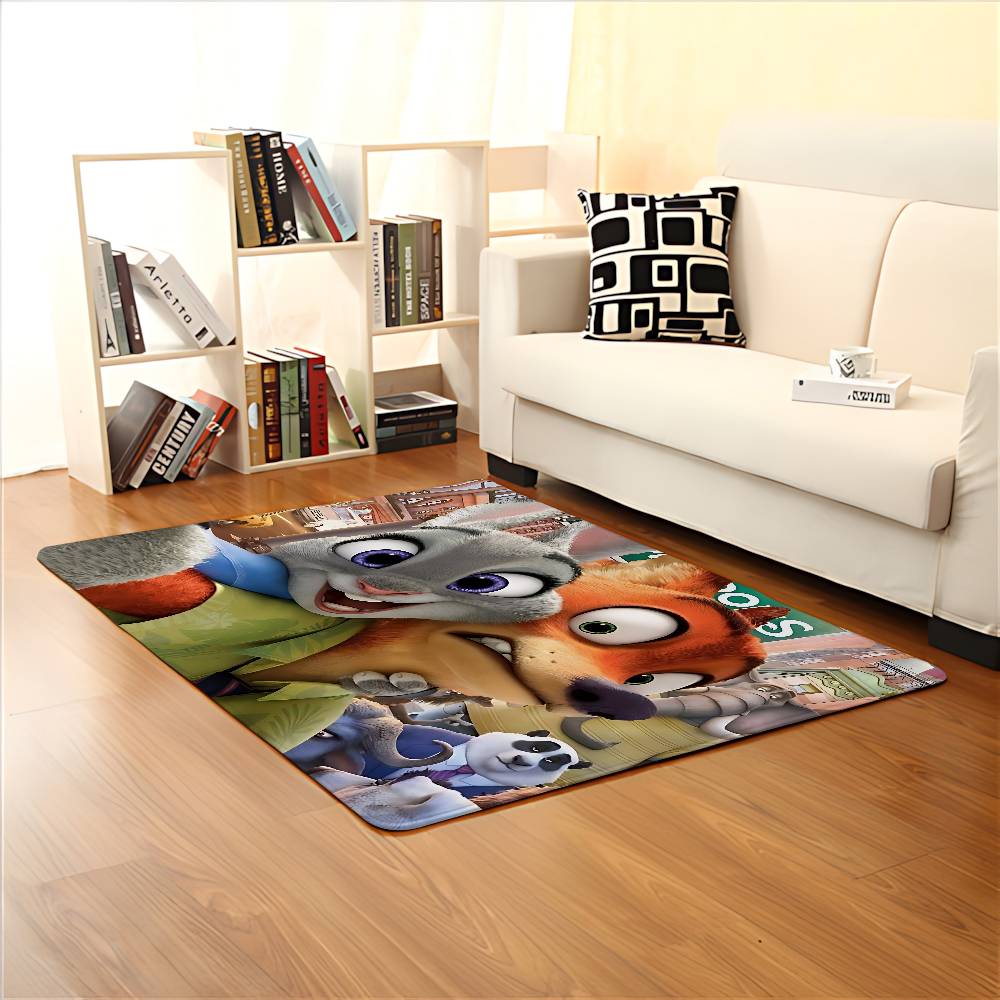 Cartoon C-Zootopia-A Floor Mat Living Room Rug For Bedroom Welcome Mat Outdoor Rug