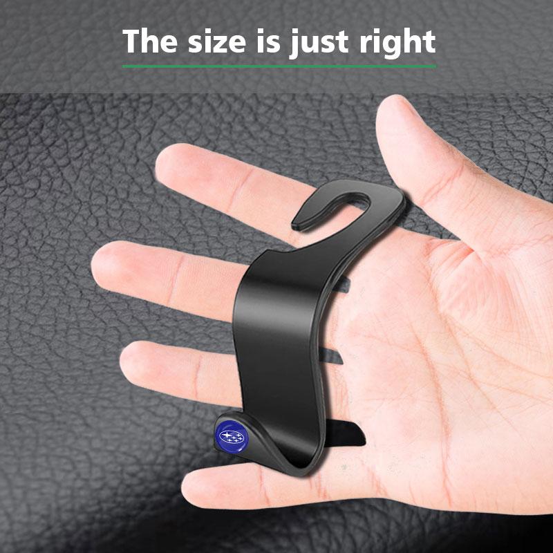 2/4Pcs Car Seat Hook Multifunctional Storage Hanger Car Styling For Subaru Impreza Legacy WRX STI BRZ Forester Ascent Levorg XV