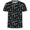 New Skull 3D Digital Printed Casual Men's Short Sleeved T-shirt