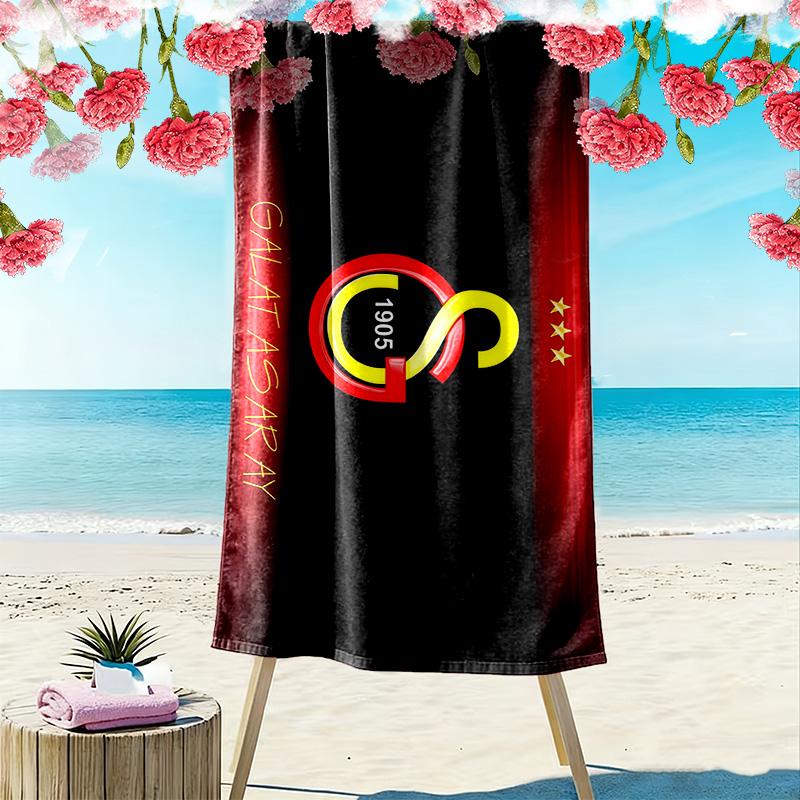 Galatasaray3 Print Beach Towel, Large Soft Quick Dry Towel for Beach Camping Swimming