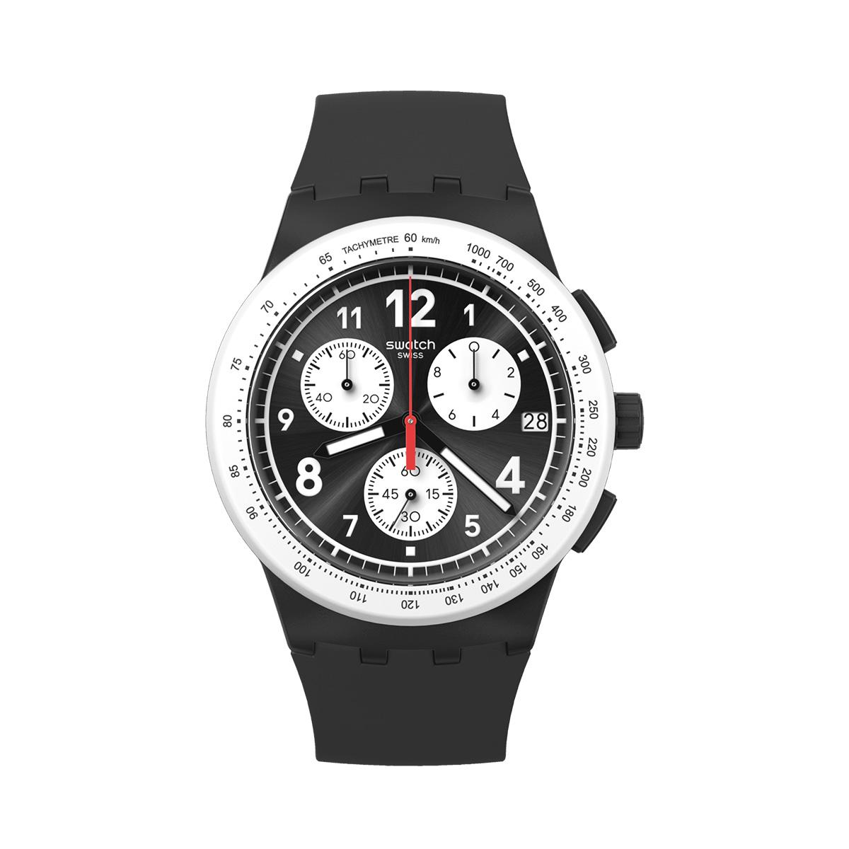SWATCH Unisex Black Watch SUSB420 SUSB420 Black