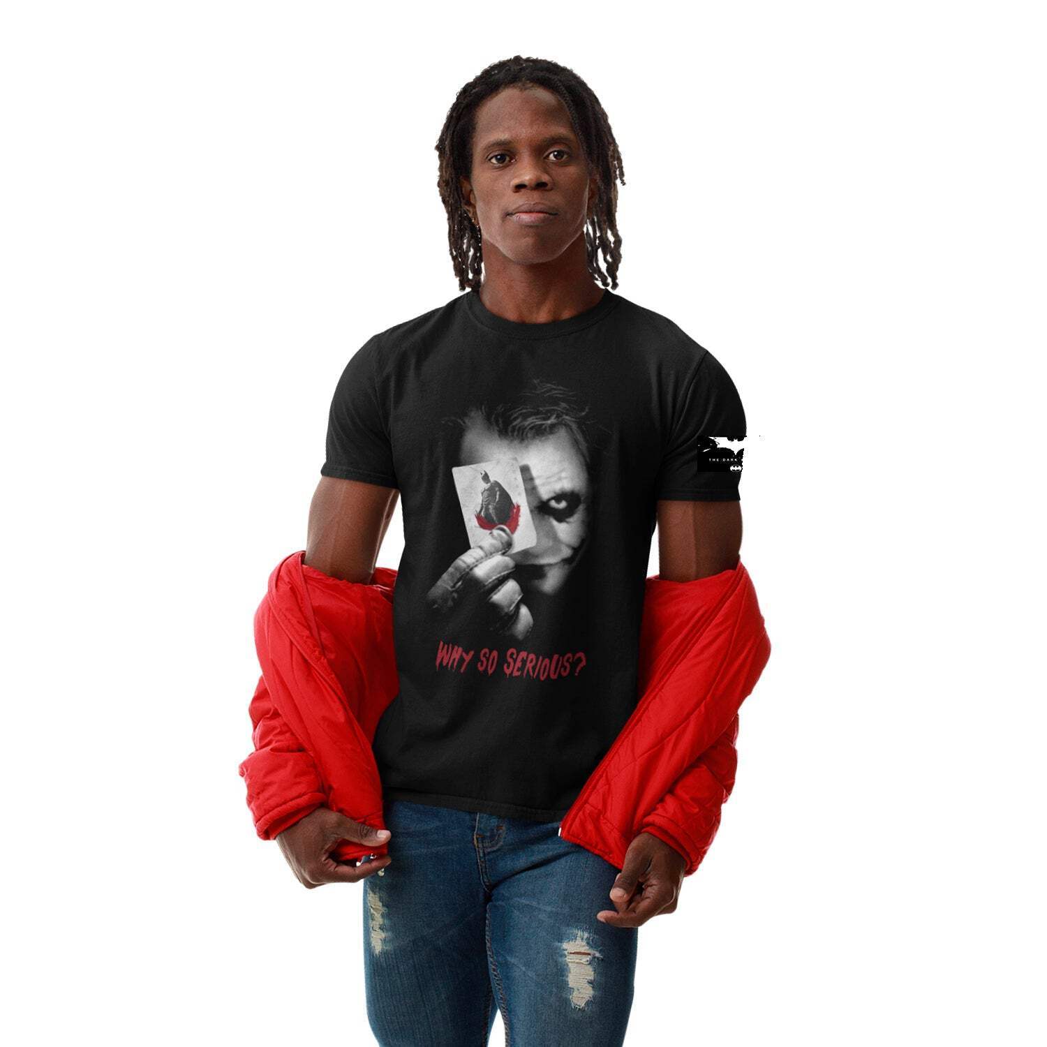 Batman The Dark Knight Why So Serious T-Shirt Official Licenced XXXXL