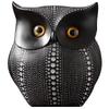 White and Black Kusama Yayoi Style Crafts Owl Animal Figurines Resin Statue Home Decoration Miniature Living Room Ornaments