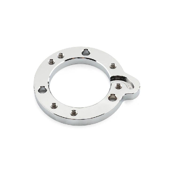 Motorcycle Chrome CV Air Filter Cleaner Adapter Plate for Harley Low Rider Electra Glide Sportster XL S&S Super E G Carburetors