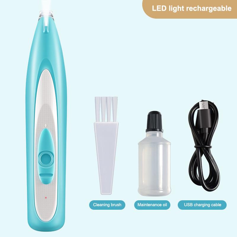 Skin-Friendly Electric Pet Foot Hair Trimmer Painless Cat Dog Paw Fur Clipper for Sensitive Skin Pets
