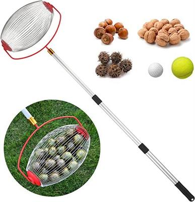 Nut Gatherer, Nut Picker Rolling Acorn Picker Upper,Adjustable Lightweight Outdoor Manual Tools,Collect Walnuts,Acorns,Hickory Nuts