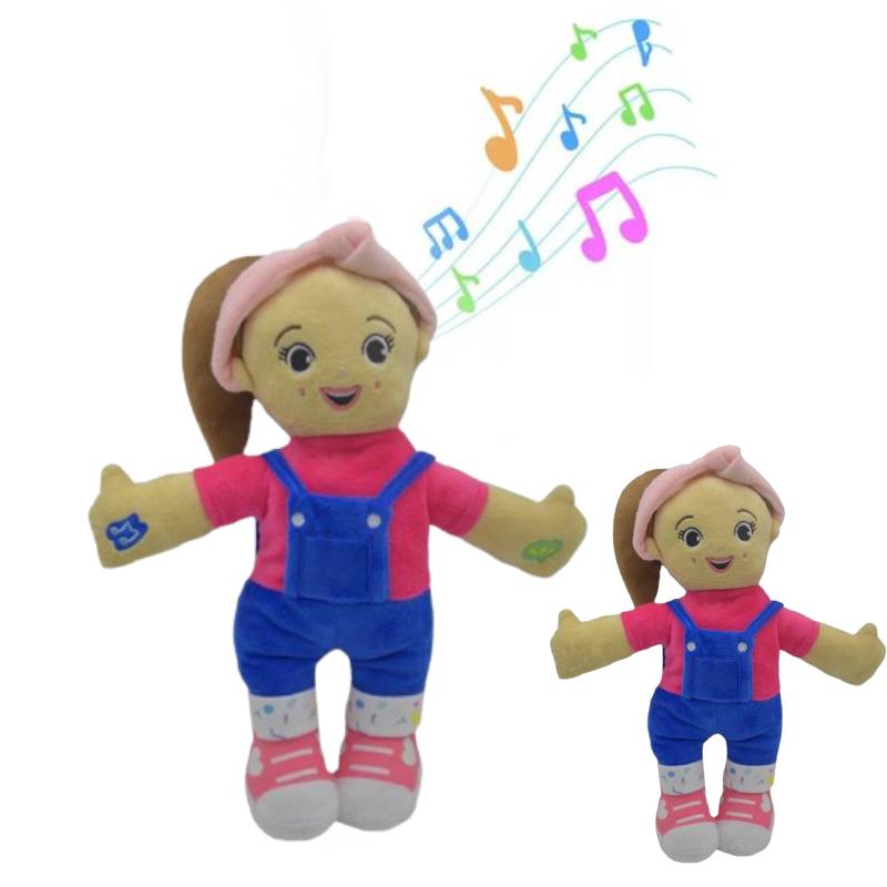 Sing And Speak Doll Musical Sensory Plush Toy Kids Interactive Gift