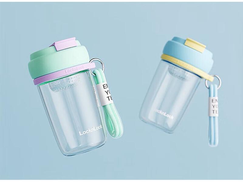 LOCK&LOCK Heat-Resistant Glass Tea Infuser Cup