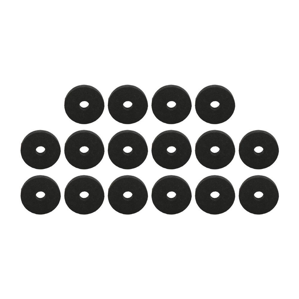20PCS Plastic Material And Felt Material Cymbal Sleeves Cymbal Sleeve Replacement For Drum Kits чёрный