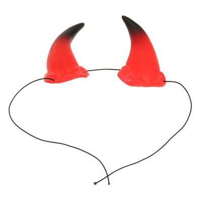 Accessori per feste di addio al nubilato con fascia per capelli con corno da diavolo di Halloween