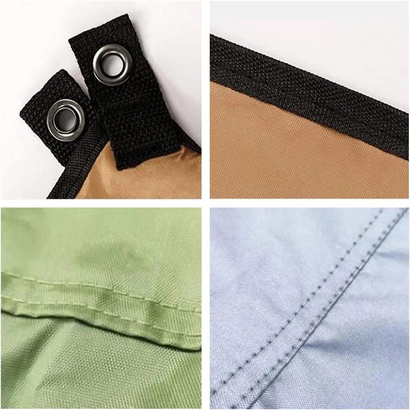 Portable Foldable Outdoor Camping Shelter Windscreen Windproof Waterproof Windshield Tent For Picnic BBQ Beach Large Tarp Fenced