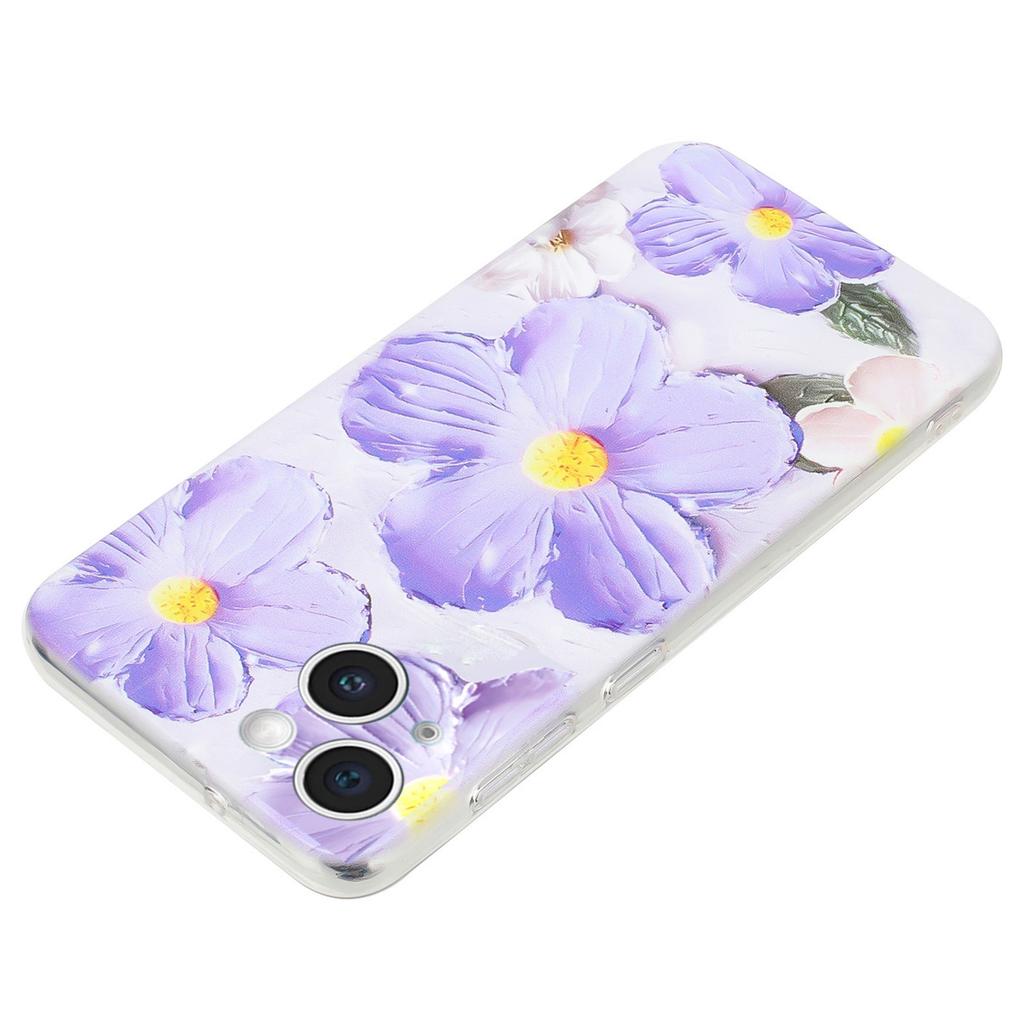 For iPhone 14 Plus Case TPU Pattern Printing Phone Guard Cover