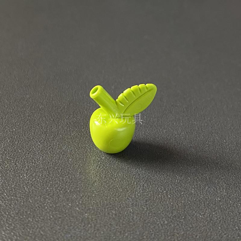 Kleine Partikel Baustein MOC Zubehör Kompatibel mit 33051 Teilen, Miniatur Essen Obst, Roter Apfel Grüner Apfel