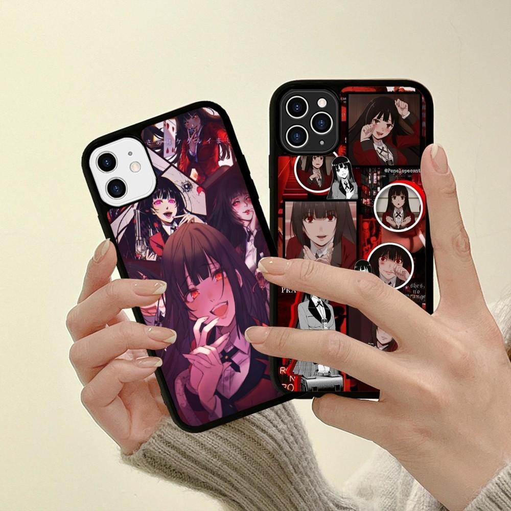 Kakegurui Phone Case Silicone PC+TPU For For iPhone 11 12 13 14 15 16 Plus Pro Max Cover