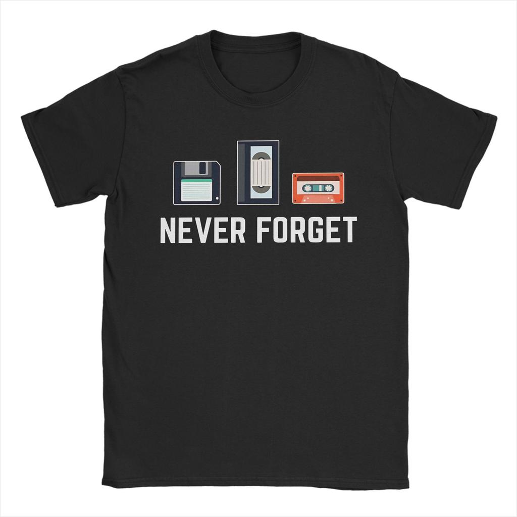 Vintage Never Forget Radio Music Tshirt For Unisex Unisex O Neck Cotton T Shirts Short Sleeve Tees 4xl 5xl Clothing