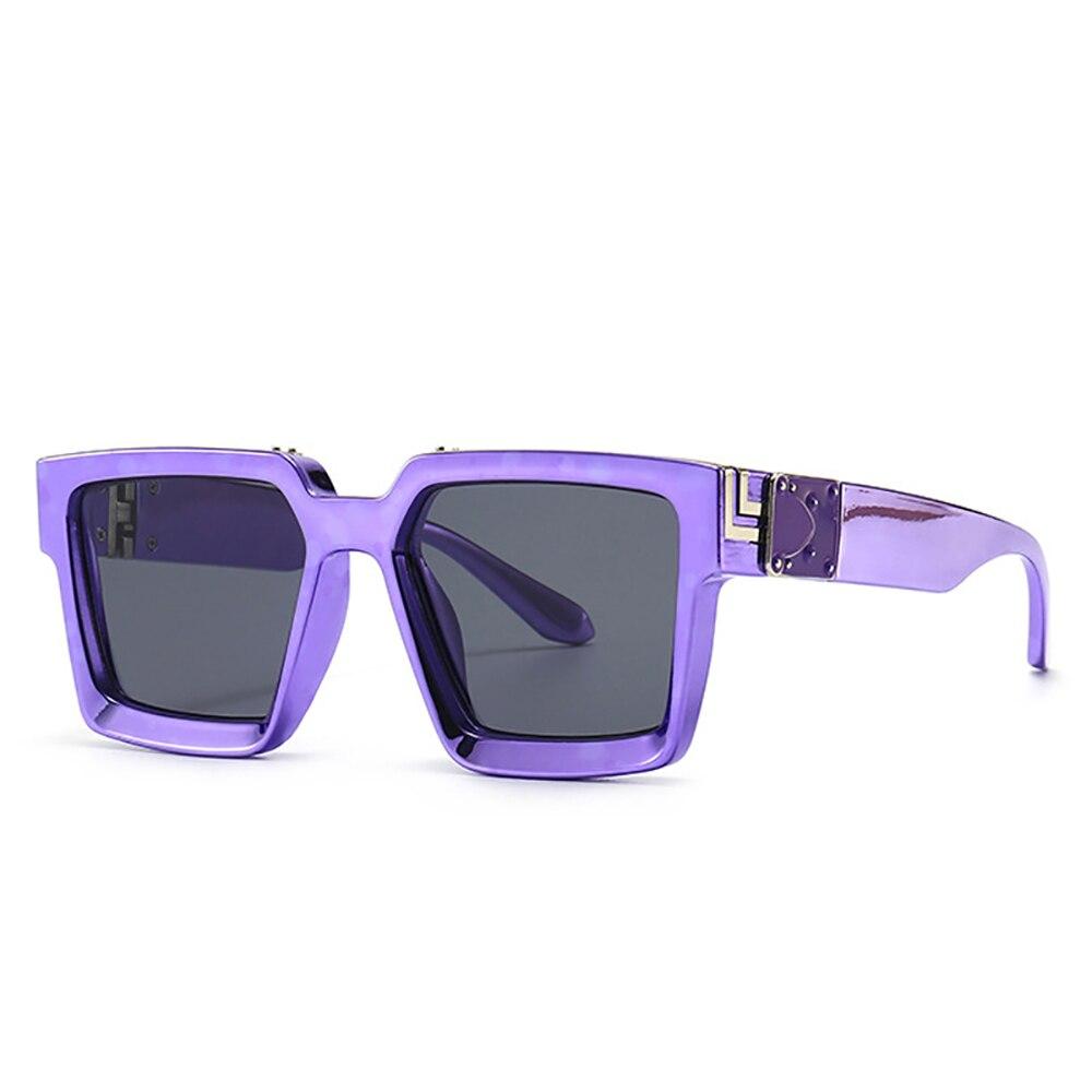 SHAUNA Ins Popular Fashion Square Colorful Sunglasses Women Retro Brand Designer Mirror Eyewear Shades UV400 Men Sun Glasses