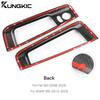 For Fiat 500 Abarth 595 695 2008-2025 ABS Carbon Fiber LHD Car Rearview Mirror Adjustment Window Button Switch Storage Sticker