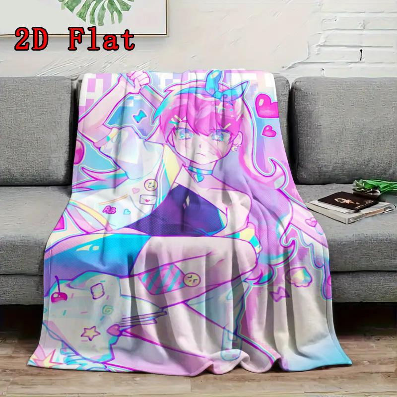 OMORI 2D Flat Pattern Flannel Blanket High quality All Seasons Warmth and Comfort Perfect for Christmas Gifts.DMT0925240