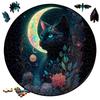 Non-Toxic Animal Cat Jigsaw Puzzles For Kids Wooden Puzzle Memory Game To Play In Family 3D Wood Puzzle Montessori Toy