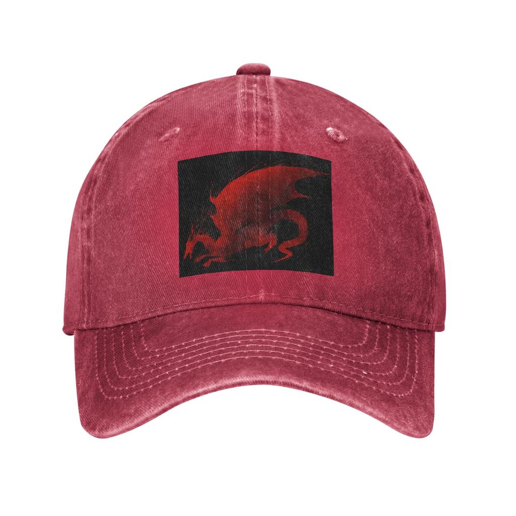 Dragon Age Origins Blood Dragon V2 Denim Cap Casual Baseball Caps Adjustable Hat Summer Unisex Baseball Hats